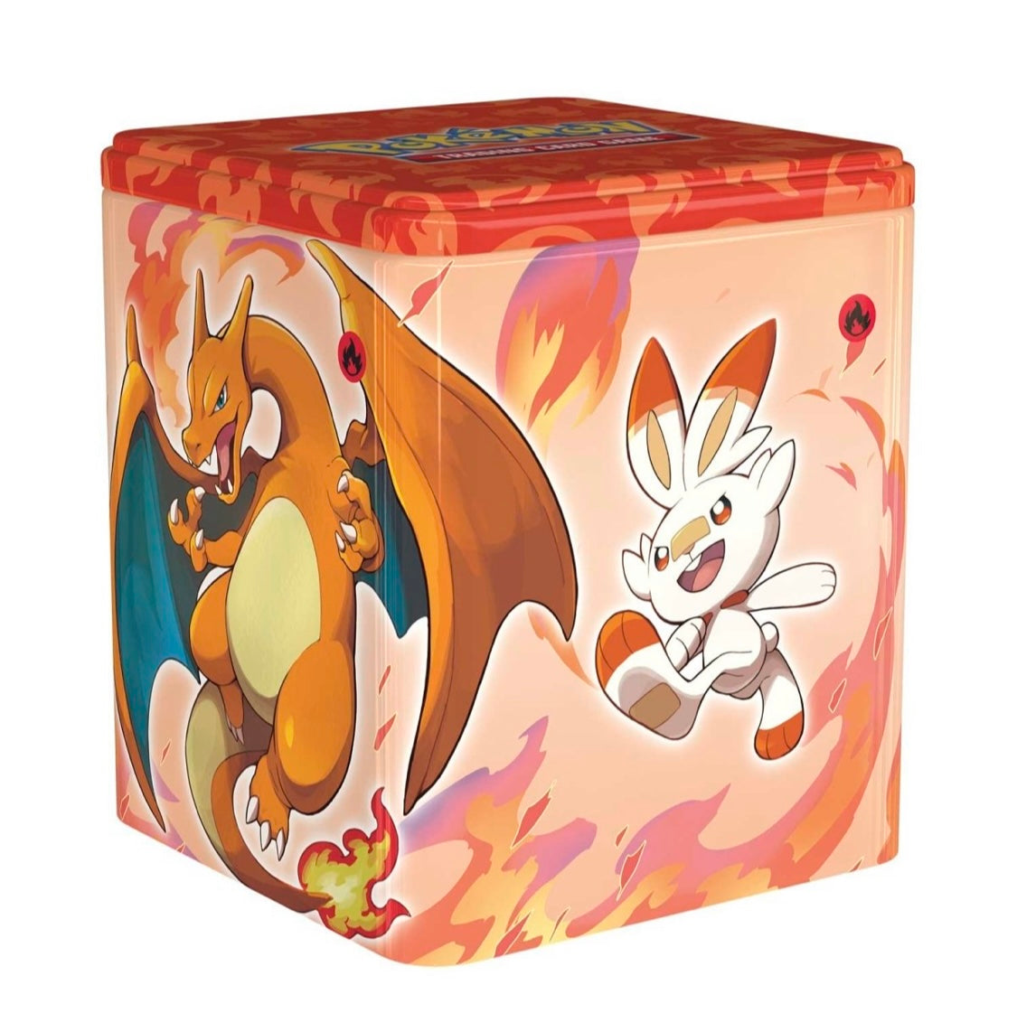 Pokémon TCG Fire, Darkness, Fighting Stacking Tins