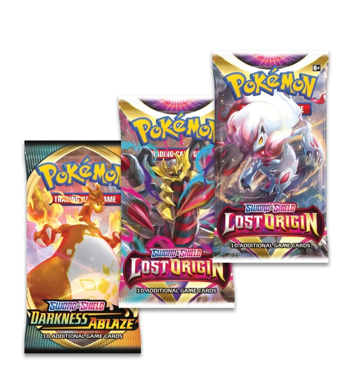 Pokémon TCG Fire, Darkness, Fighting Stacking Tins