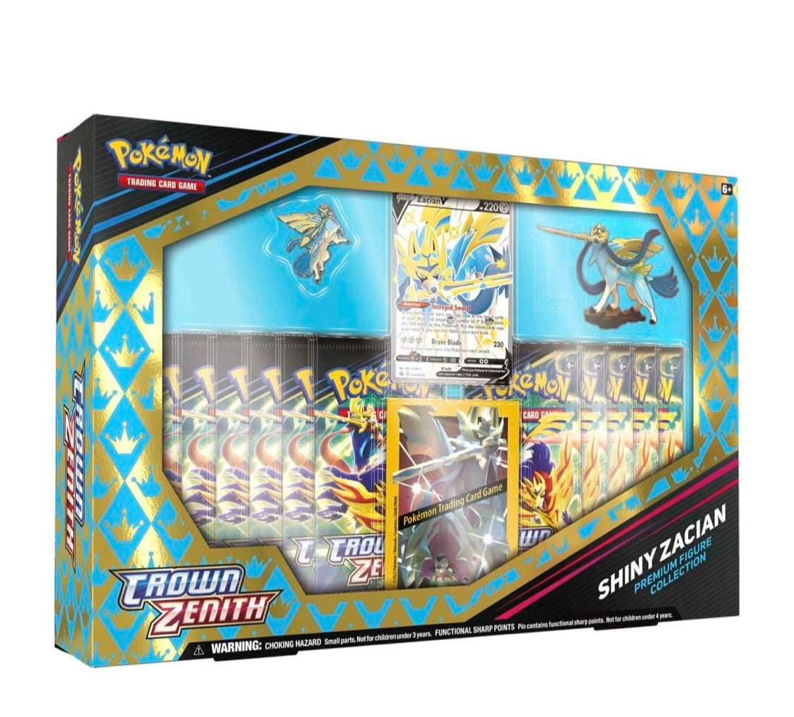 Pokémon TCG: Crown Zenith Premium Figure Collection (Shiny Zacian)