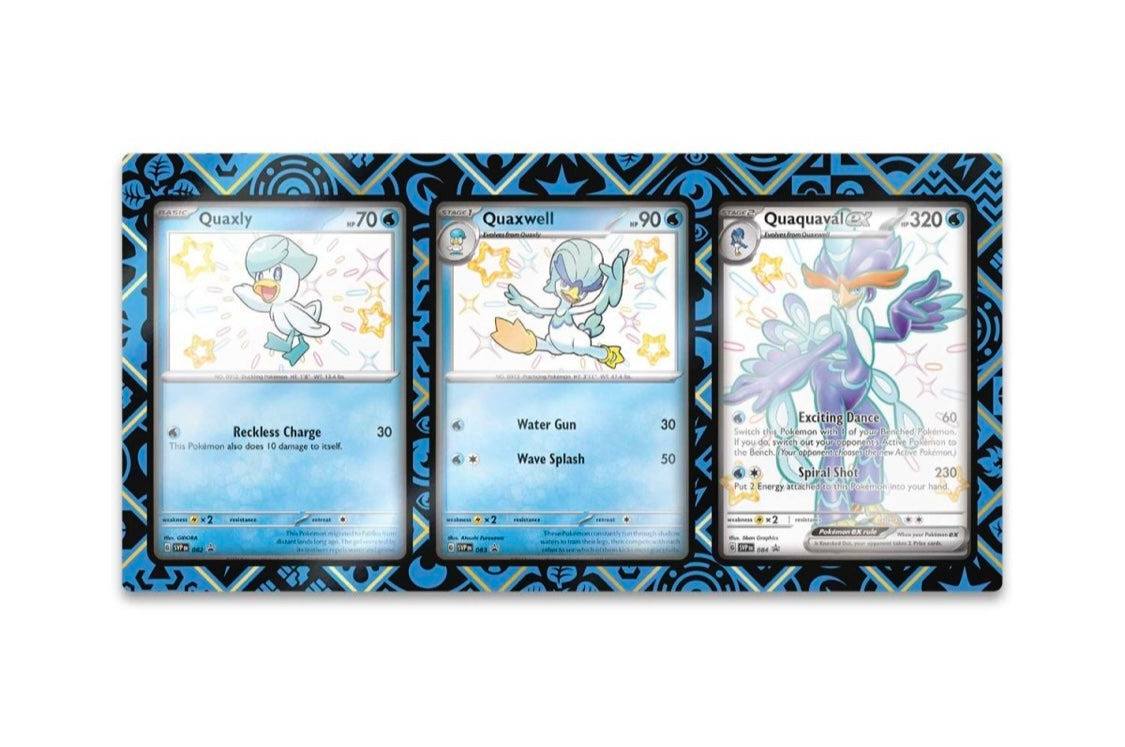 Pokémon TCG: Scarlet & Violet-Paldean Fates Quaquaval ex Premium Collection