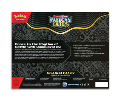 Pokémon TCG: Scarlet & Violet-Paldean Fates Quaquaval ex Premium Collection