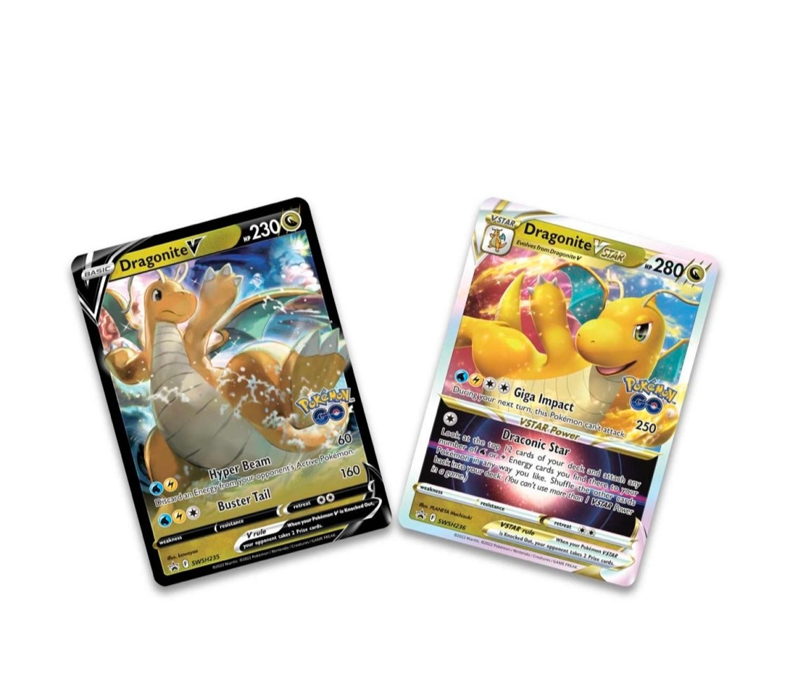 Pokémon TCG: Pokémon GO Premier Deck Holder Collection (Dragonite VSTAR) - Pro League Sports Collectibles Inc.