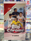 2021 Topps Chrome MLS Soccer -  4 Card Pack from Hobby Box