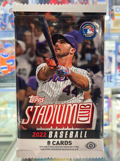 2022 Topps Stadium Club Baseball Hobby Pack - 8 Cards