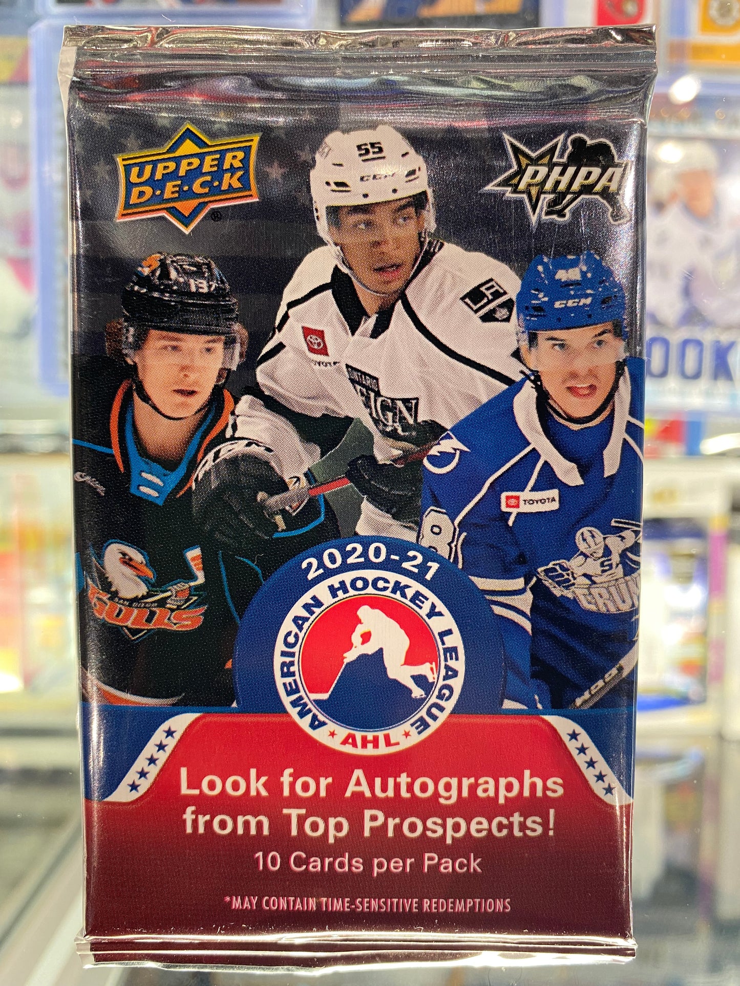 2020-21 Upper Deck AHL Hockey - 10 Card Pack from Hobby Box - Pro League Sports Collectibles Inc.