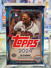 2024 Topps Baseball hobby- 1 sealed 12 card pack from Hobby Box