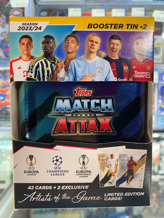 2023-24 Topps Match Attax UEFA Champions League Cards - Booster Mini Tin - Pro League Sports Collectibles Inc.