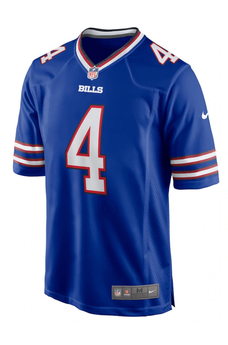 James Cook #4 Buffalo Bills Blue - Nike Game Finished Player Jersey