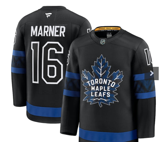 Toronto Maple Leafs Mitch Marner #16 Fanatics Alternate Premier Player Jersey - Black