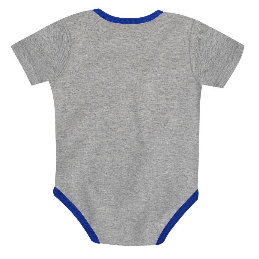 Infant Buffalo Bills AFC Grey/Red/Blue 3-Piece Creeper Set