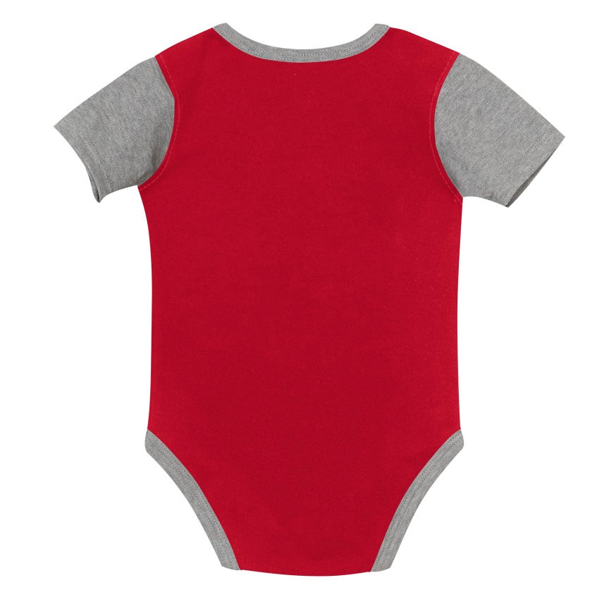Infant Buffalo Bills AFC Grey/Red/Blue 3-Piece Creeper Set