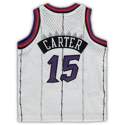 Infant Vince Carter Toronto Raptors 1998-99 White Mitchell & Ness Swingman Jersey