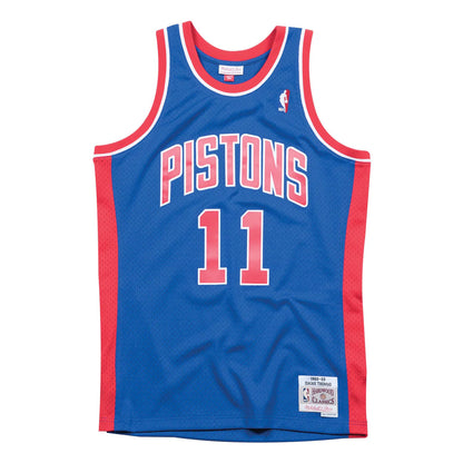 Isiah Thomas #11 Detroit Pistons Mitchell & Ness 1988-89 Hardwood Classic Swingman Jersey