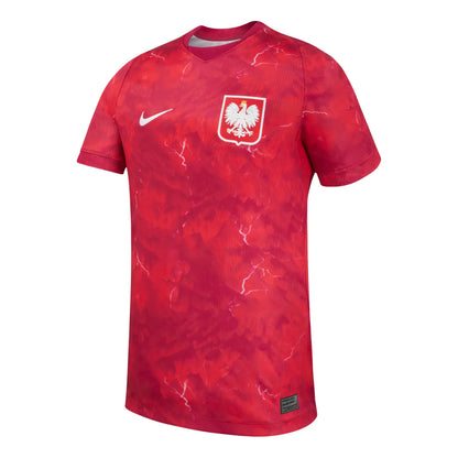 Youth Poland PZPN Fifa World Cup Nike 2025/26 Away Replica Jersey - Red