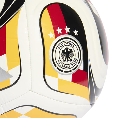 Germany DFB Adidas Trionda Home Club Ball – (White / Team Power Red 2 / Collegiate Gold / Black) - Size 5