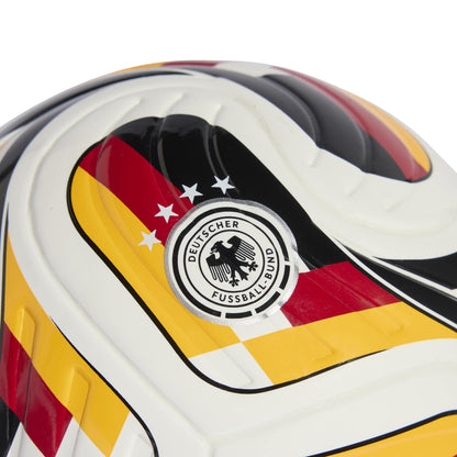 Germany DFB Adidas Trionda Home Mini Club Ball – (White / Team Power Red 2 / Collegiate Gold / Black) - Size 1