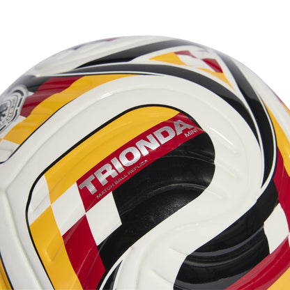 Germany DFB Adidas Trionda Home Mini Club Ball – (White / Team Power Red 2 / Collegiate Gold / Black) - Size 1