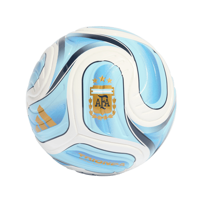Argentina AFA Adidas Trionda Home Mini Ball (White / Ice Blue / Light Blue) -SIZE 1