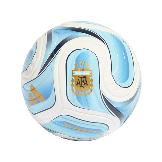 Argentina AFA Adidas Trionda Home Mini Ball (White / Ice Blue / Light Blue) -SIZE 1