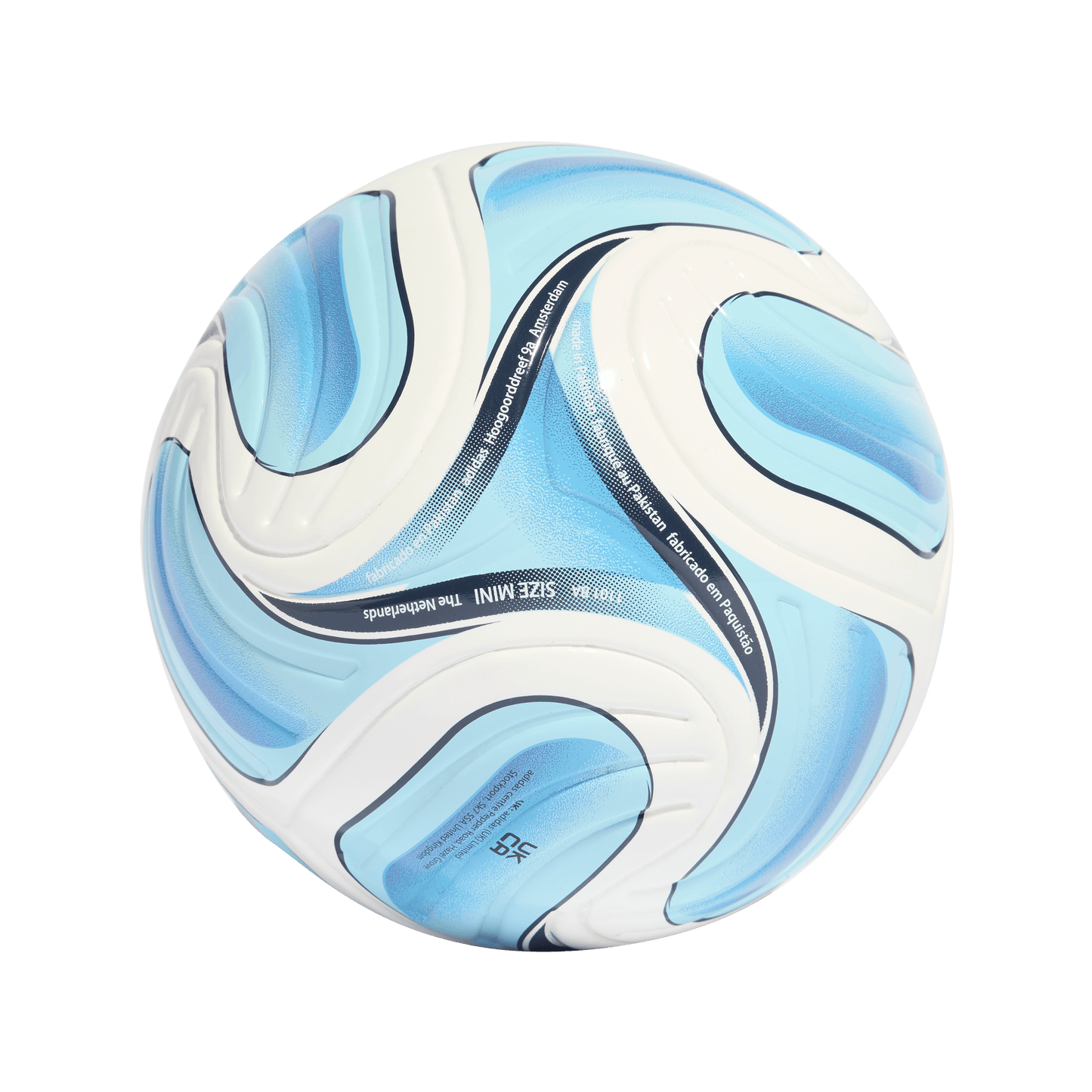 Argentina AFA Adidas Trionda Home Mini Ball (White / Ice Blue / Light Blue) -SIZE 1