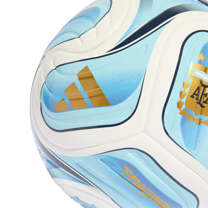 Argentina AFA Adidas Trionda Home Mini Ball (White / Ice Blue / Light Blue) -SIZE 1