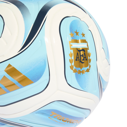 Argentina AFA Adidas Trionda Home Mini Ball (White / Ice Blue / Light Blue) -SIZE 1
