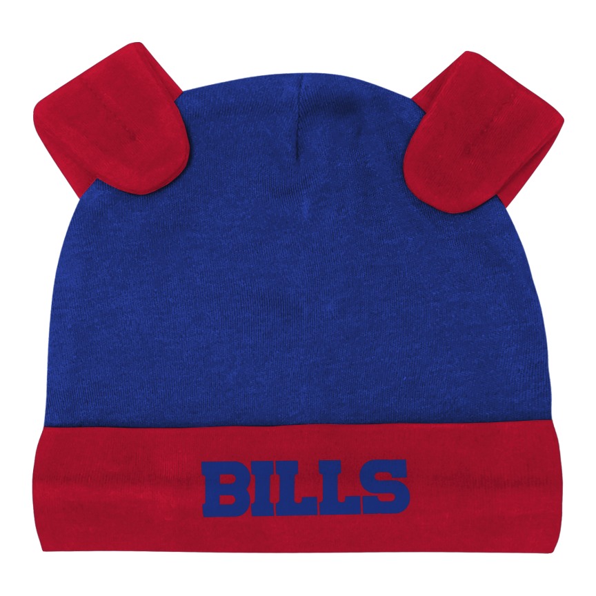 Infant Buffalo Bills AFC 3-Piece Huddle Set (Creeper, Pants, Beanie)