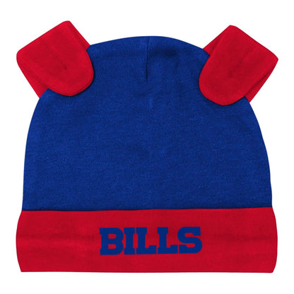 Infant Buffalo Bills AFC 3-Piece Huddle Set (Creeper, Pants, Beanie)
