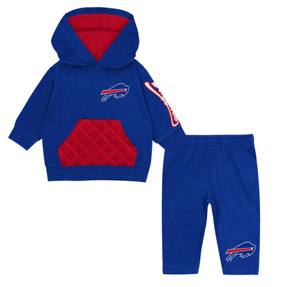 Toddler Buffalo Bills Outerstuff Drive Stopper Hoodie & Pants Fleece Set - Royal