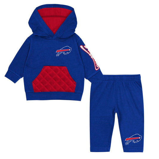 Toddler Buffalo Bills Outerstuff Drive Stopper Hoodie & Pants Fleece Set - Royal