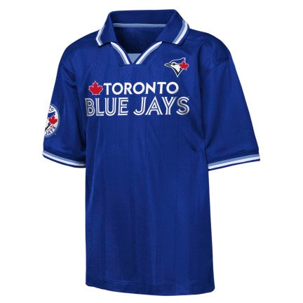 Youth Toronto Blue Jays Stadium Collared T-Shirt - Blue