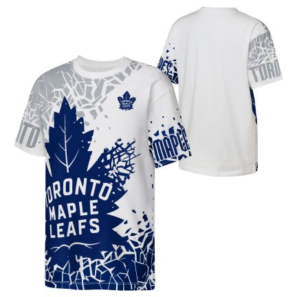 Youth Toronto Maple Leafs Outerstuff Flying Faded Leaf T-Shirt