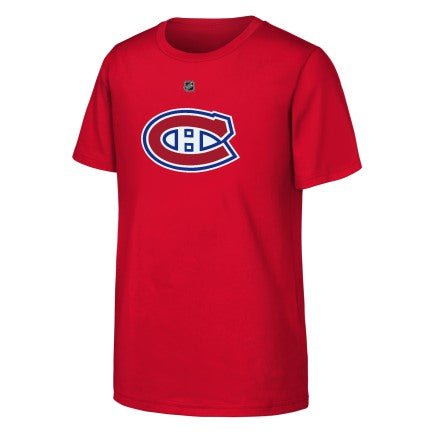 Youth Montreal Canadiens Ivan Demidov #93 Name & Number T-Shirt
