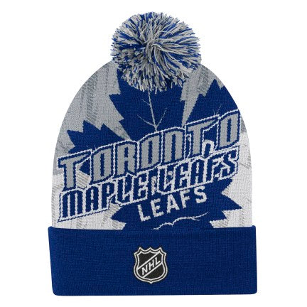 Youth Toronto Maple Leafs Word Mark Essentials Knit Toque
