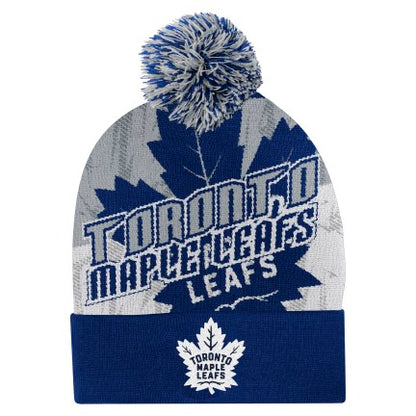 Youth Toronto Maple Leafs Word Mark Essentials Knit Toque