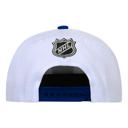 Youth Toronto Maple Leafs Outerstuff Puff Wordmark Snapback Hat - White