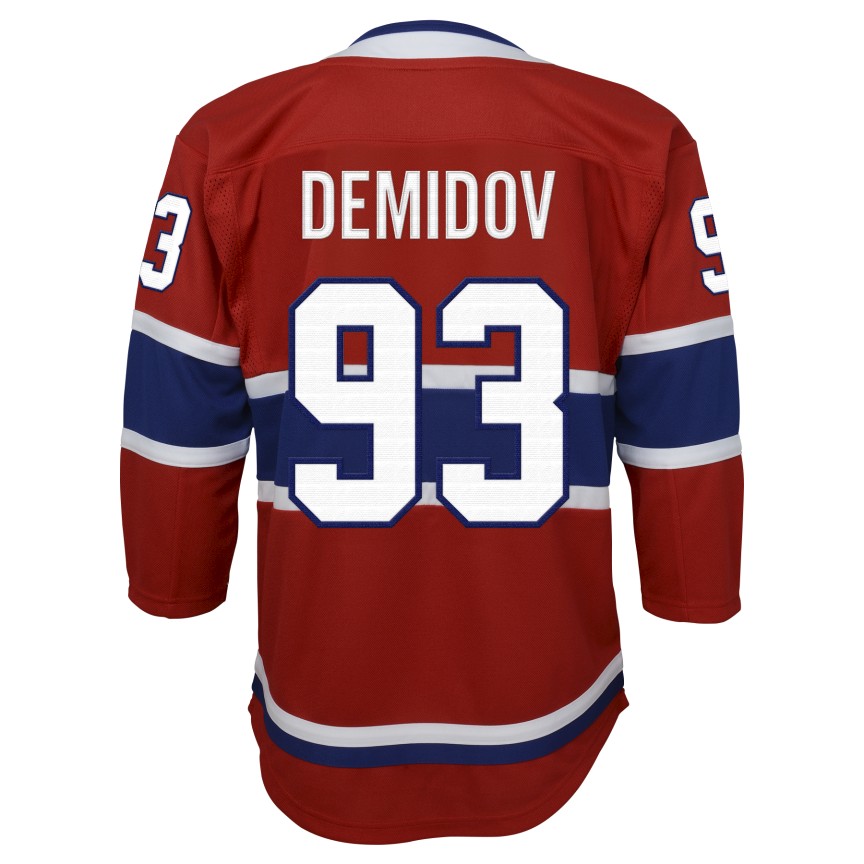 Youth Montreal Canadiens Ivan Demidov #93 Home Replica Jersey