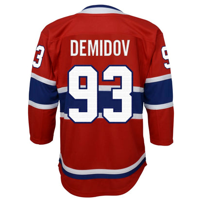 Youth Montreal Canadiens Ivan Demidov #93 Home Replica Jersey