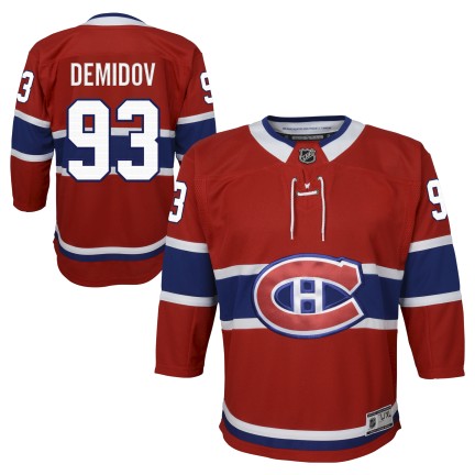 Youth Montreal Canadiens Ivan Demidov #93 Home Replica Jersey
