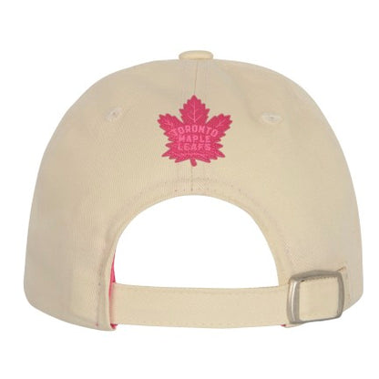 Girls Go Toronto Maple Leafs NHL Unstruct Pink Adjustable Cap