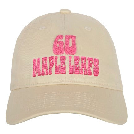 Girls Go Toronto Maple Leafs NHL Unstruct Pink Adjustable Cap