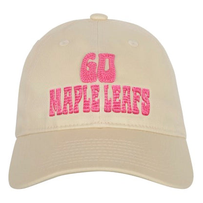 Girls Go Toronto Maple Leafs NHL Unstruct Pink Adjustable Cap