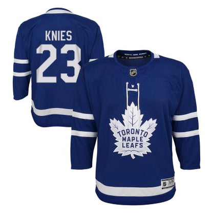 Infant Toronto Maple Leafs Matthew Knies #23  - 18 Months Premier Jersey Home - Blue