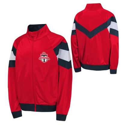 Youth Toronto FC Red Field Full-Zip Jacket