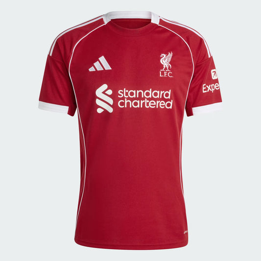 Liverpool F.C. Adidas 2025/26 Home Replica Jersey - Red