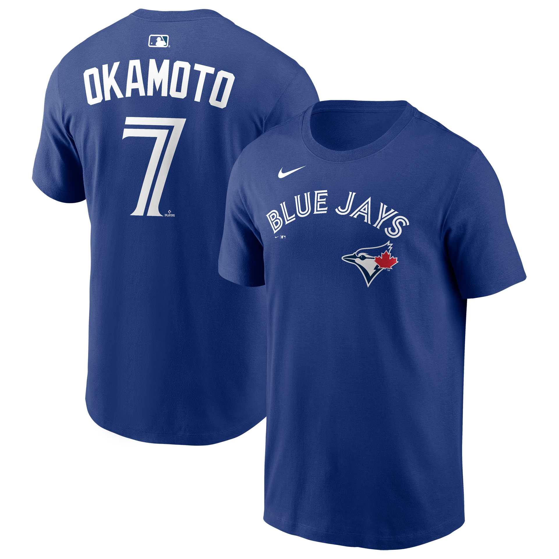 Toronto Blue Jays Kazuma Okamoto #7 Nike Royal Fuse Name & Number