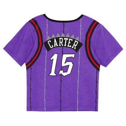 Toddler Toronto Raptors Vince Carter #15 Mitchell & Ness 2 Pack Pyjama set (Shorts & Shirt)