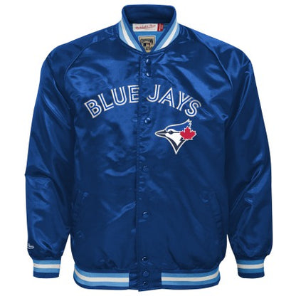 Youth Toronto Blue Jays MLB Light Weight Satin Jacket Cooperstown Collection