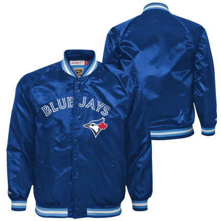 Youth Toronto Blue Jays MLB Light Weight Satin Jacket Cooperstown Collection