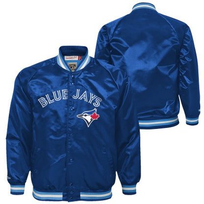 Youth Toronto Blue Jays MLB Light Weight Satin Jacket Cooperstown Collection